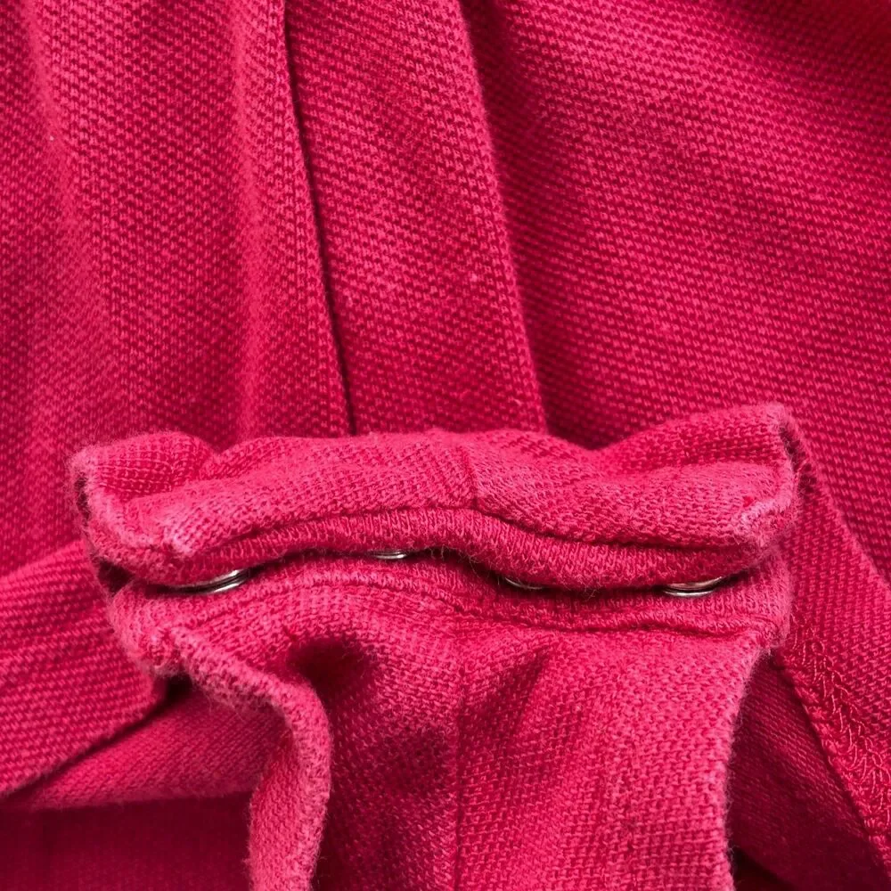Ralph Lauren 18M Red Polo Romper Pony Logo Cotton Collared Outfit